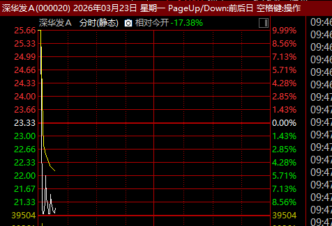 港股赤峰黃金盤中跌超20%，000020，盤中“天地板”！